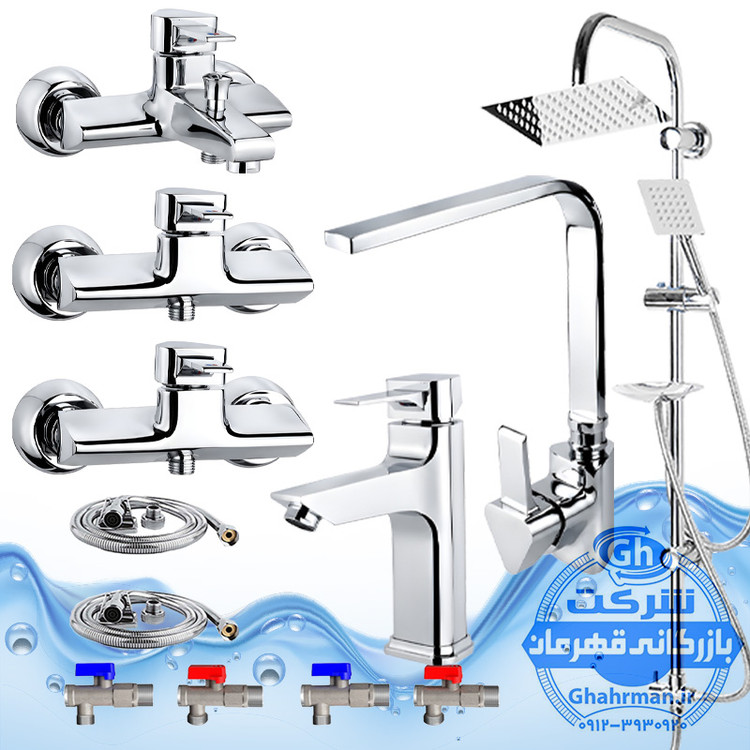 ست کامل شیرآلات، شیرآلات برمودا، شیر ظرفشویی اهرمی، شیر روشویی اهرمی، شیر حمام اهرمی، شیر توالت اهرمی، علم دوش صفحه استیل، شلنگ توالت استیل، شیرآلات کروم براق ( استیل براق )، شیرآلات برنجی، شیرآلات ساختمانی لوکس، شیرآلات ضدزنگ